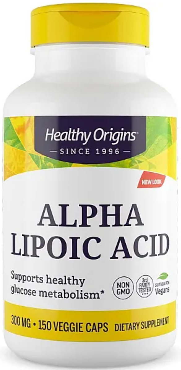 Альфа ліпоєва кислота для жінок Healthy Origins Alpha Lipoic Acid 300 mg 150 капс