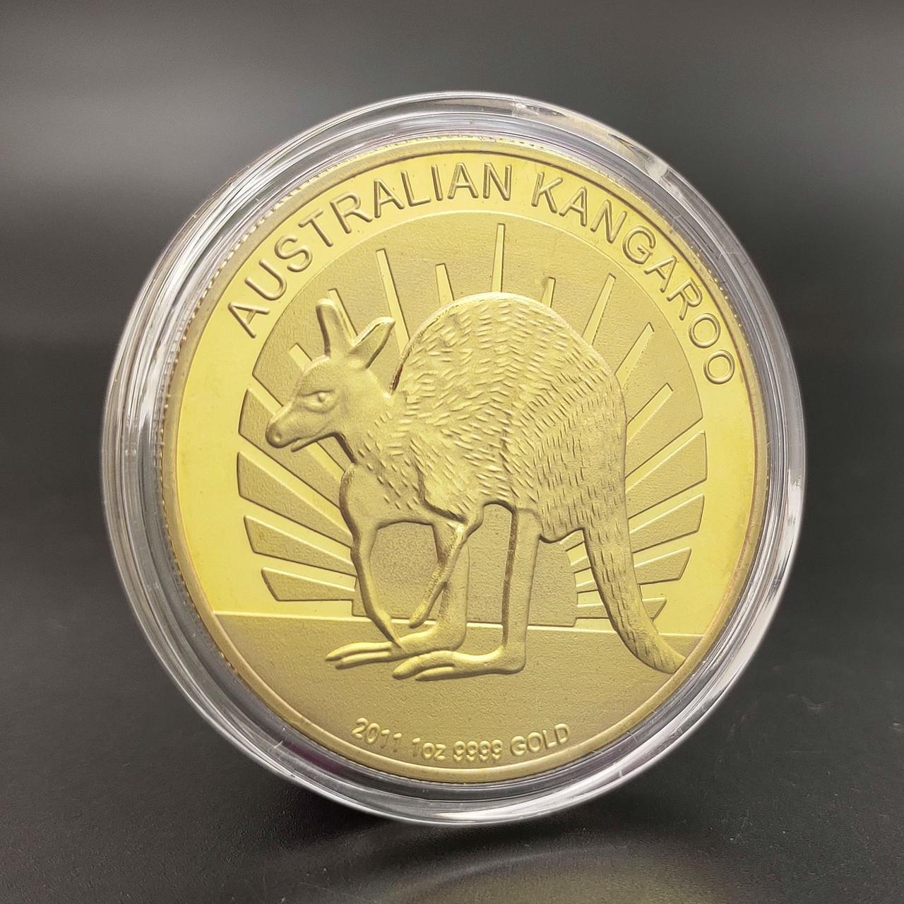 Сувенір монета 100 доларів 2011 г, "Кенгару" (Австралія)