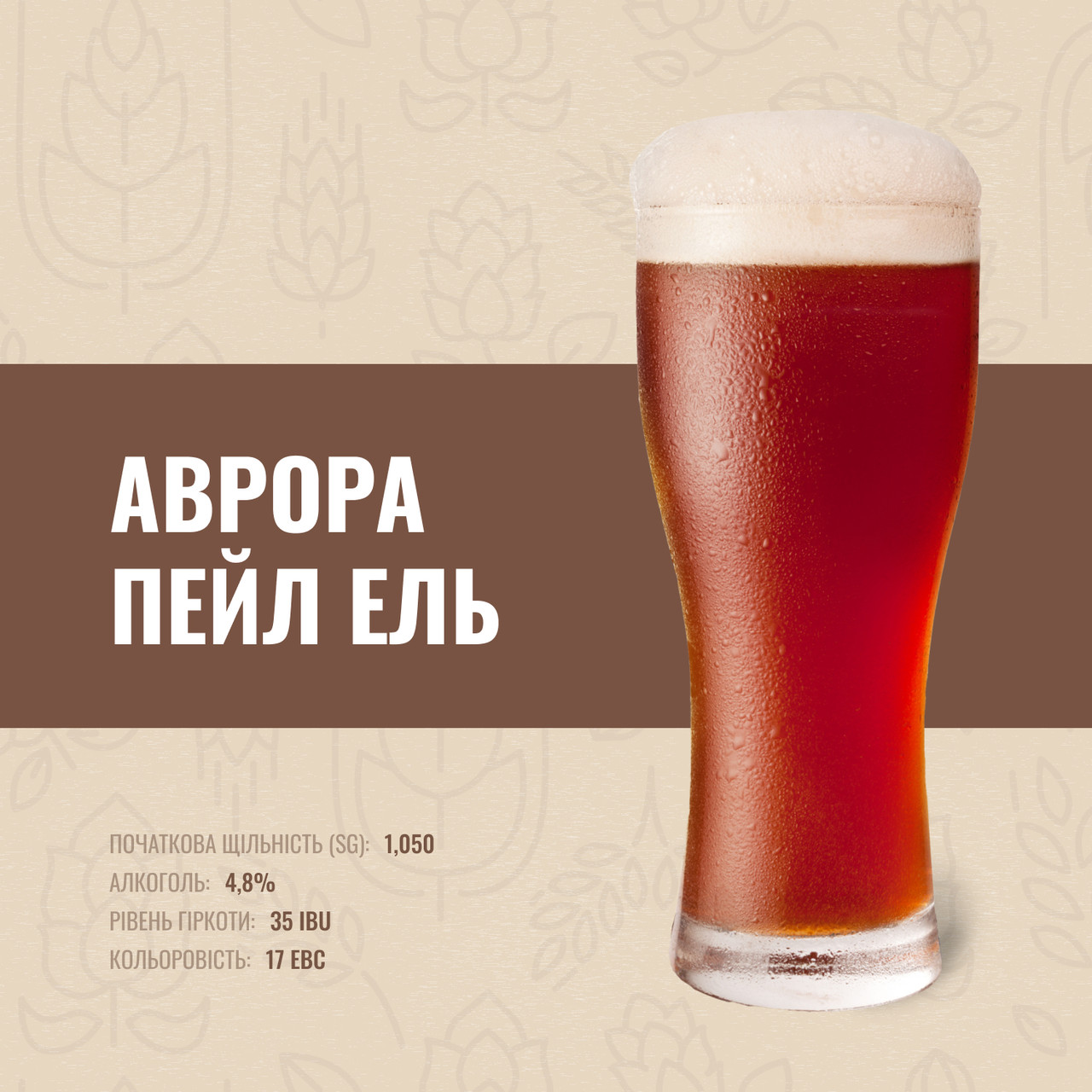 Зерновий набір Аврора Пейл Ель на 10 літрів