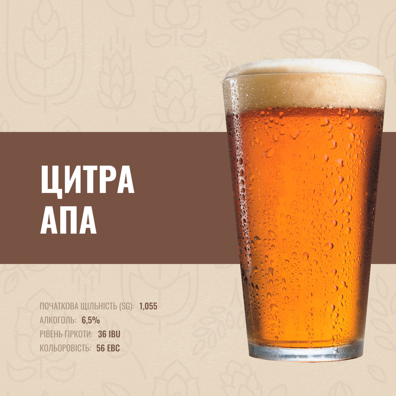 Зерновий набір Цитра АПА на 10 літрів