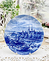 Німецька настінна порцелянова тарілка "Schlos Corvey", Fürstenberg Porzellan, Німеччина, вінтаж