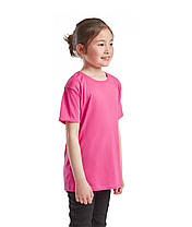 Малинова футболка дитяча для хлопчика базова Kids Iconic T Fruit of the loom, фото 5