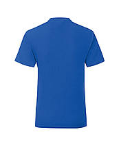 Яскраво-Синя дитяча футболка для дівчинки літня Girls Iconic T Fruit of the loom, фото 3