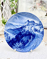 Німецька настінна порцелянова тарілка "Schlos Fürstenberg", Fürstenberg Porzellan, Німеччина, вінтаж