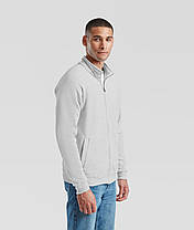 Сіро-Лілова кофта чоловіча на замку Classic sweat jacket Fruit of the loom, фото 5
