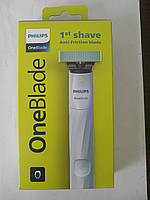 Станок для гоління чоловічий Philips OneBlade ( Білий )