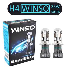 Комплект автомобільних ксенонових ламп  WINSO H4 5000K 35W 2шт
