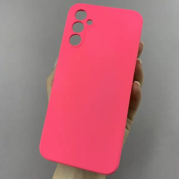 Чохол Silicone Case Samsung Galaxy A15 Малиновий, фото 1