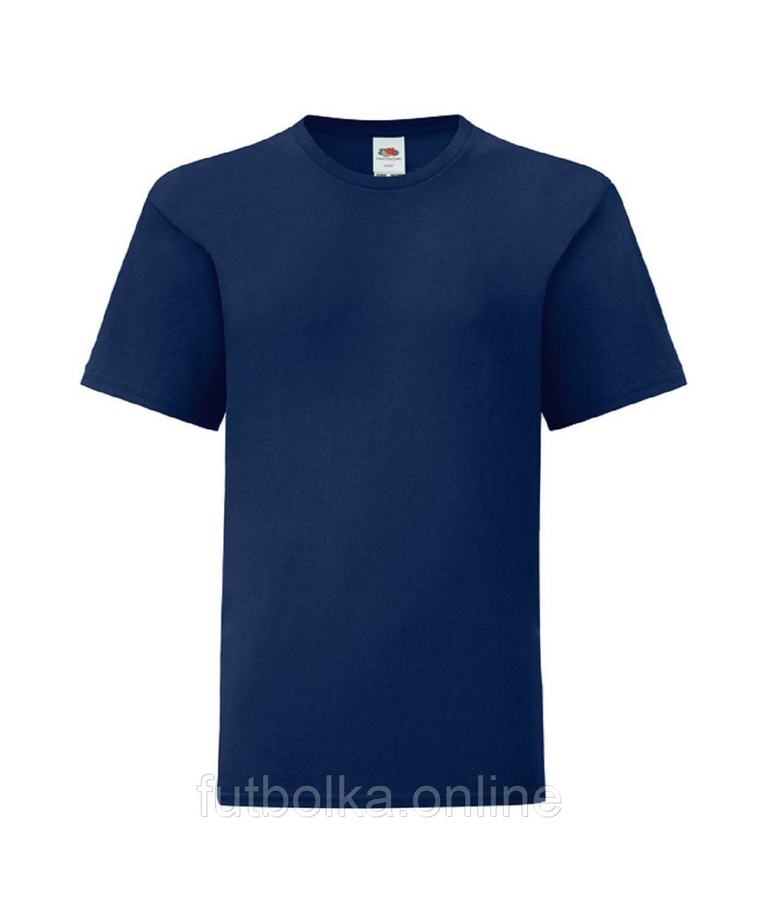 Темно-Синя футболка дитяча для хлопчика базова Kids Iconic T Fruit of the loom