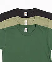 Чорна футболка чоловіча базова ValueWeight Fruit of the loom