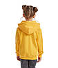 Сонячно Жовта толстовка дитяча тепла hooded sweat kids Fruit of the loom, фото 6