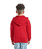Червона дитяча кофта на блискавці Classic hooded sweat jacket kids Fruit of the loom, фото 6