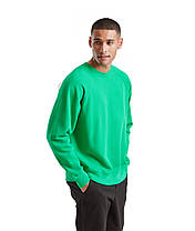 Яскраво-Зелений реглан чоловічий зимовий Classic raglan sweat Fruit of the loom, фото 6