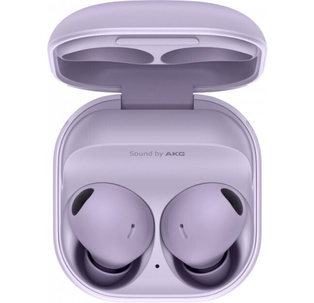 Безпровідні навушники з мікрофоном у кейсі Samsung Galaxy Buds 2 Pro R510 1:1 Фіолетовий 43300, фото 1