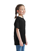 Чорна футболка дитяча для хлопчика м'яка Valueweight kids Fruit of the loom, фото 5