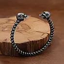 Чоловічий браслет сталевий DARCK SOULS з неіржавної медичної сталі сріблястий, фото 4