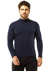 Чоловіча на флісі кофта гольф з коміром стійкою