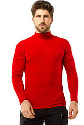 Чоловіча на флісі кофта гольф з коміром стійкою