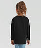 Чорна дитяча футболка з довгим рукавом базова Valueweight Long Sleeve T Kids, фото 6