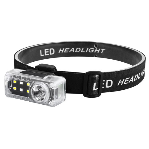 Ліхтар налобний YJ- A06-LED+6SMD(RGB), Motion Sensor, Li-Ion акумулятор, ЗУ Type-C, кліпса, магніт
