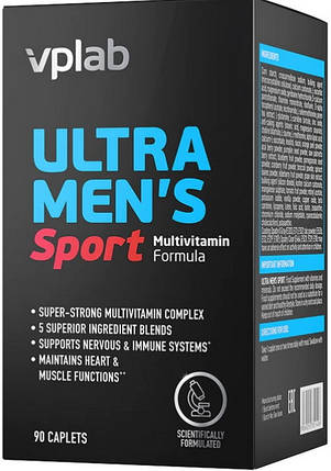 Вітаміни для чоловіків VP Lab Ultra men's Sport 90 капс, фото 1