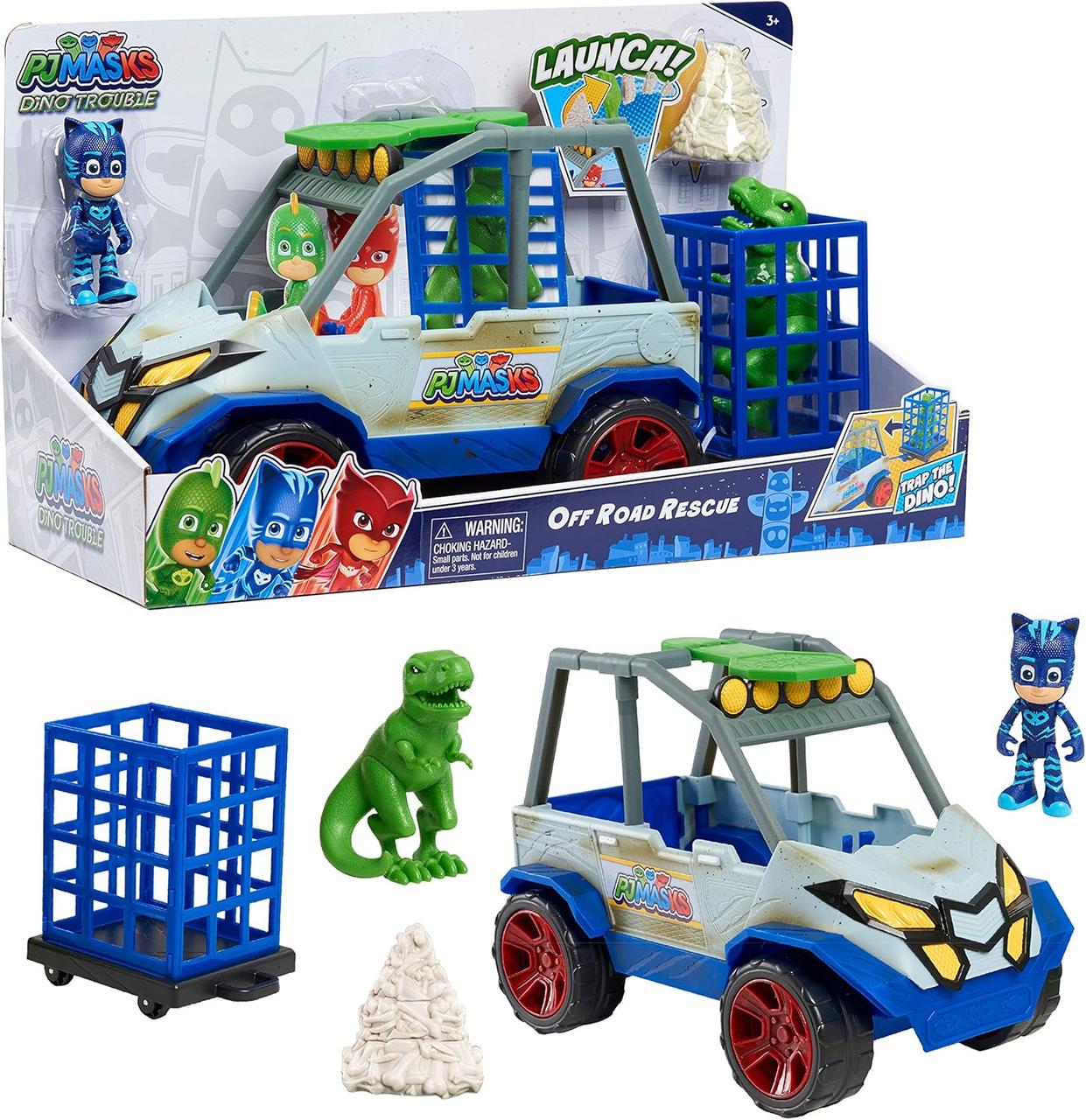 Ігровий набір PJ Masks Dino Trouble Off Road Rescue Герої в масках, фото 1