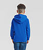 Яскраво-Синя дитяча толстовка на замку Lightweight hooded sweat kids Fruit of the loom, фото 6