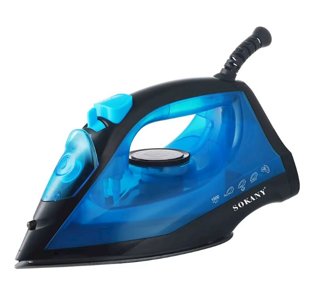 Праска парова Sokany SK-11005 Steam Iron потужність 1600 Watt, електропраска, фото 1