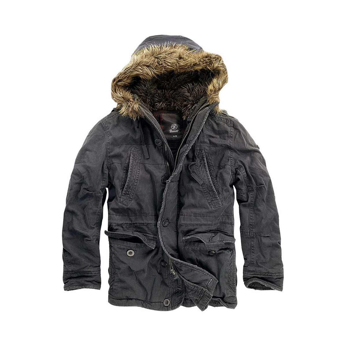 Куртка Brandit Vintage Explorer S Чорна (3120.2-S)