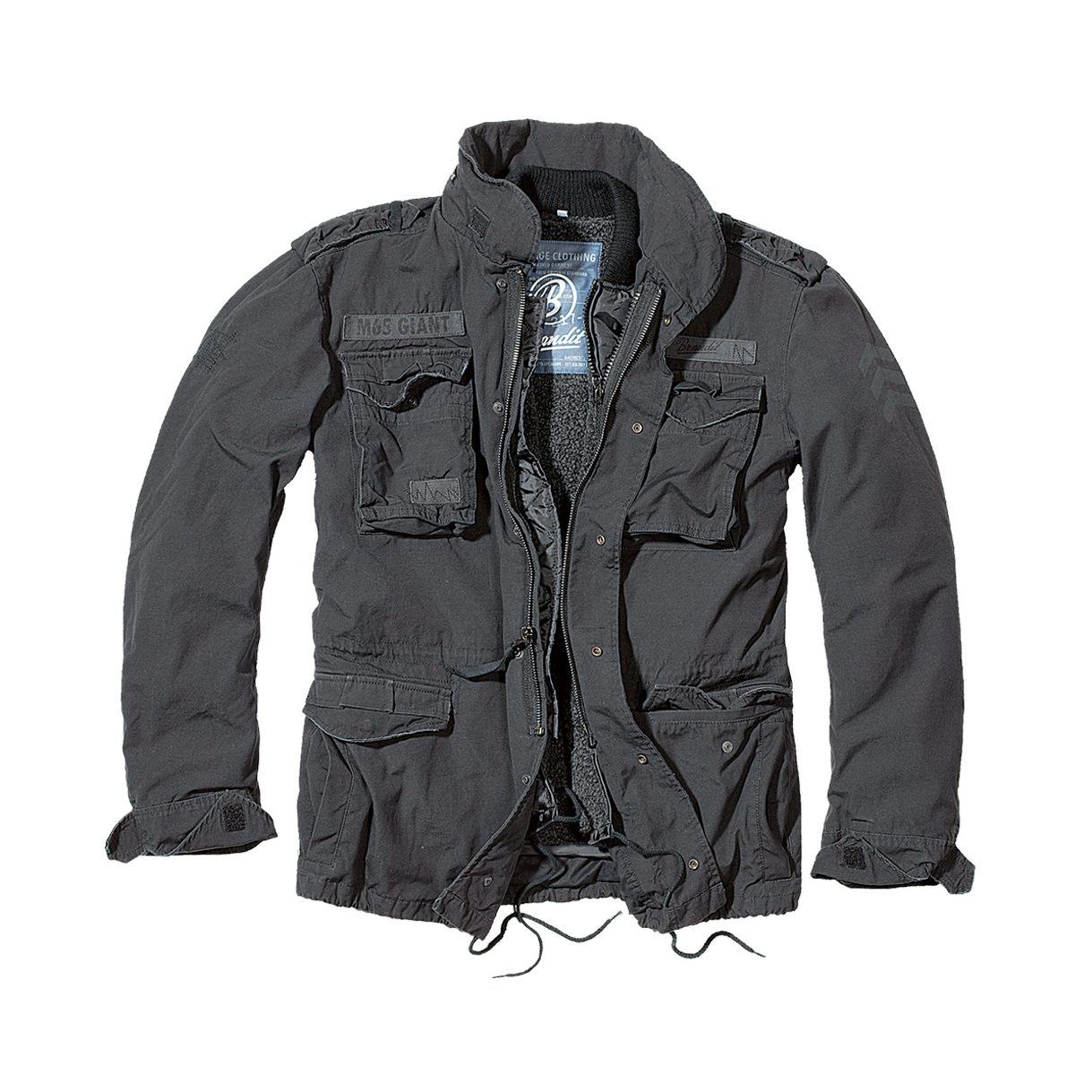 Куртка Brandit M-65 Giant XXXL Чорна (3101.2-XXXL)