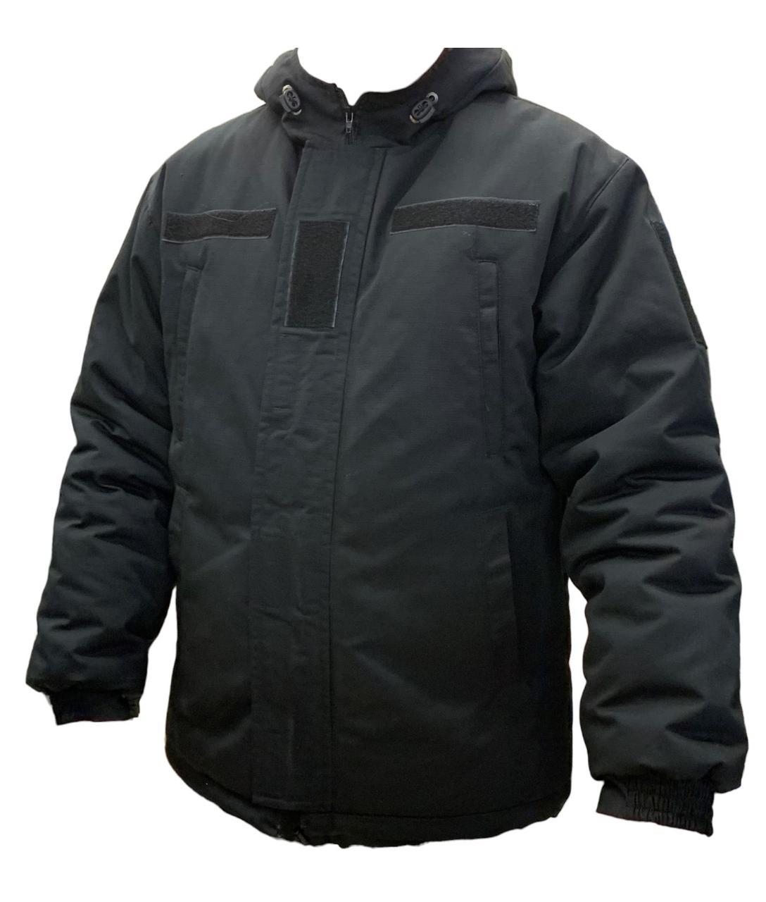 Бушлат №3 саржа чорний 3XL (54) 4Profi