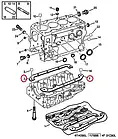 Прокладка блока картера на Fiat Ducato 244, Peugeot Boxer, Citroen Jumper (2002-2006) 2.8, 99432808, 99432807, фото 6