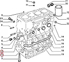 Прокладка блока картера на Fiat Ducato 244, Peugeot Boxer, Citroen Jumper (2002-2006) 2.8, 99432808, 99432807, фото 5