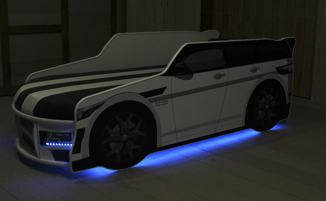 Ліжко машина Спейс з вбудованим матрацом