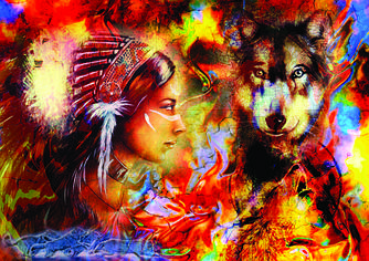 Пазли Anatolian на 1500 елементів, Діва-вовчиця