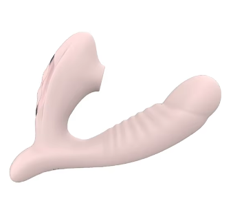 Вакуумний вібратор VIVI вагінальний масажер рожевий 10 віброрежимів