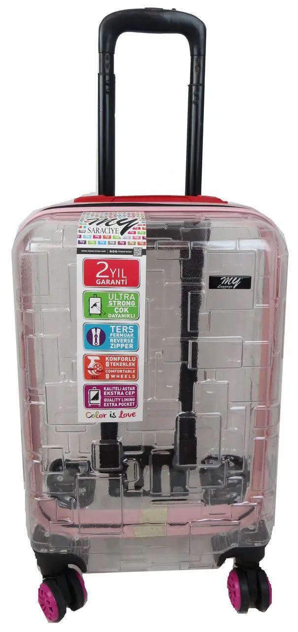 Валіза пластикова My luggage 42 л Прозорий (S1645456)