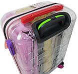 Валіза пластикова My luggage 42 л Прозорий (S1645456), фото 7