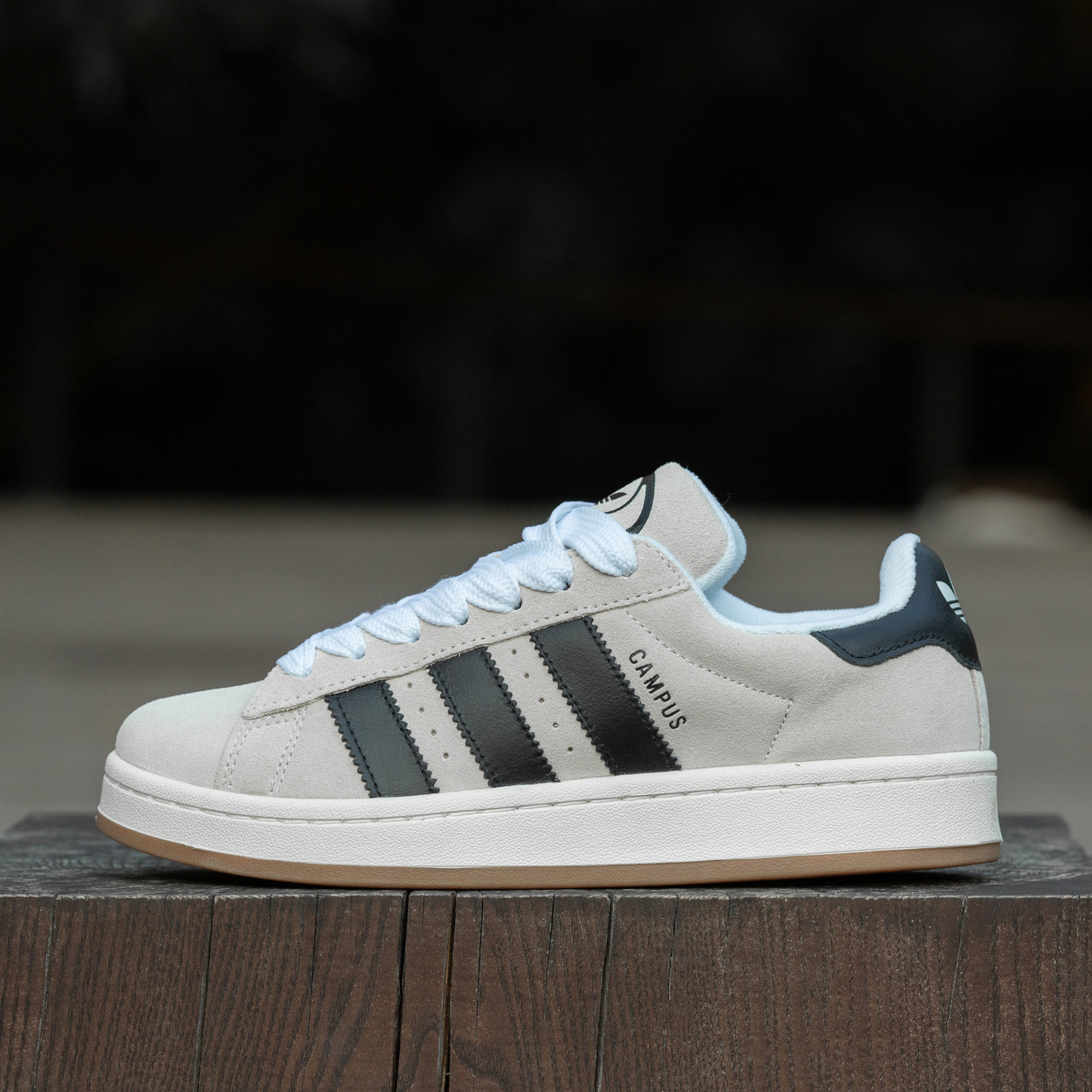Жіночі Кросівки Adidas Campus 00s Light Grey Black / Адідас Кампус 00