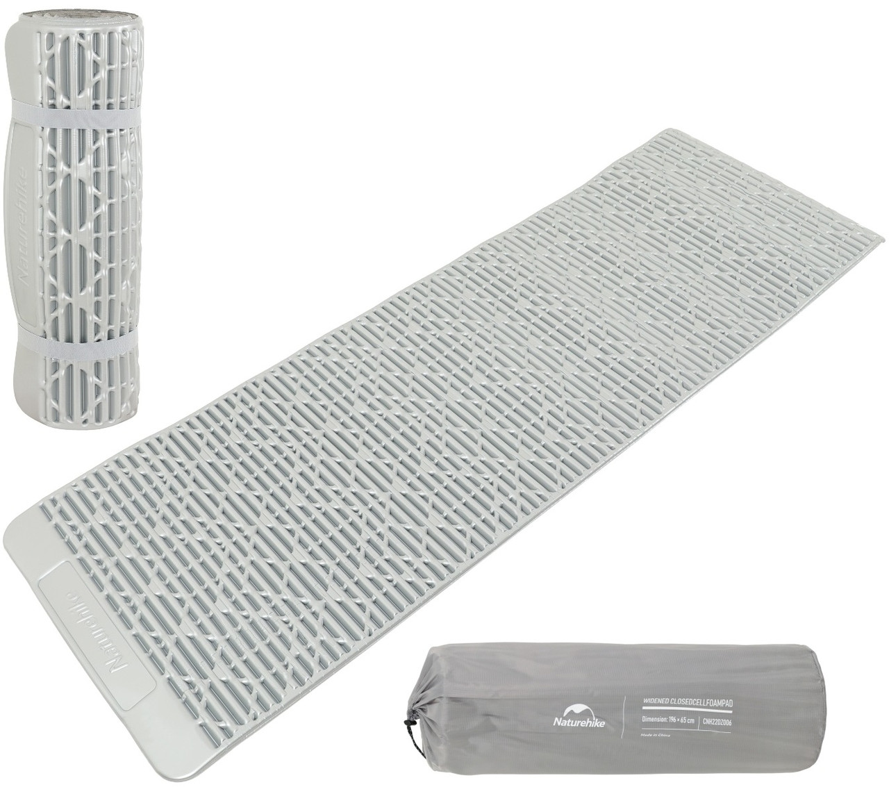 Рулонний каремат-пінка Naturehike Ixpe Rolled Widened Mat CNH22DZ006 (Silver)