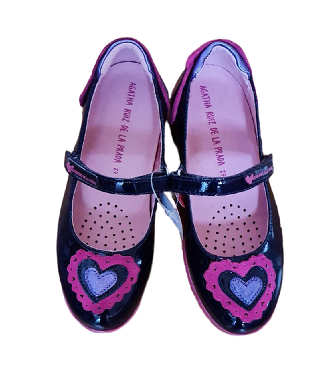 Туфлі лакові для дівчинки Agatha Ruiz de la Prada 111978 фіолетові 27-35