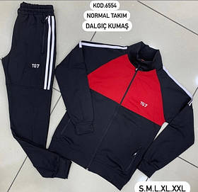 Спортивний костюм-двійка для чоловіків оптом, S-2XL рр.,  арт. Nk-6554-4