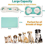 Годівля для собак із захистом від задухи з силіконовим килимком Henry & Cary Pets Миска для повільної подачі їжі, фото 7