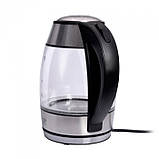 Чайник електричний скляний Adler AD 1246 1.8 л, фото 3