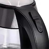 Чайник скляний Adler AD 1224 1.5 л Black, фото 3