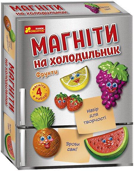 Набір для творчості. Магніти на холодильник. Фрукти, фото 1