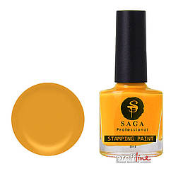 Лак-фарба для стемпінгу Saga Professional Stamping Paint №15 гарбузово-помаранчевий, 8 мл