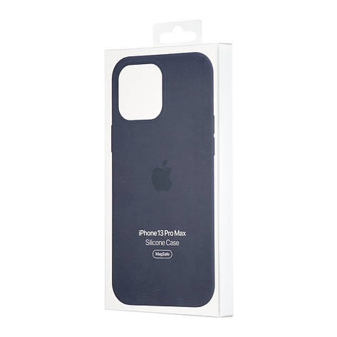 Чохол Silicone Case with MagSafe & SplashScreen iPhone 13 Pro Max Midnight, фото 1