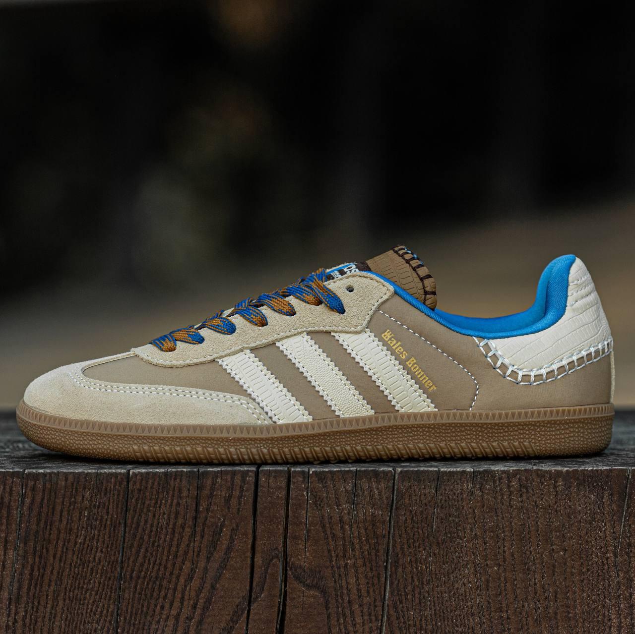 Кросівки Adidas Samba x Wales Bonner Desert Beige White / Адідас Самба Уельс Боннер
