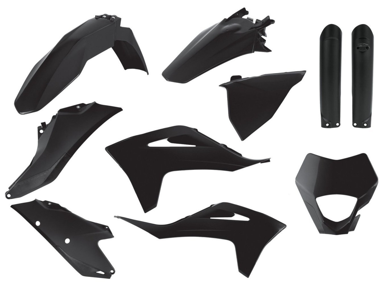 Мотопластик Polisport Enduro kit - Gas Gas (21-) чорний, Gas-Gas